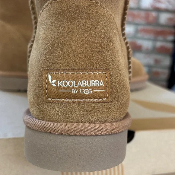 Koolaburra by UGG Koola Short Tan Suede Boots Women’s Size 9 - Picture 2 of 10